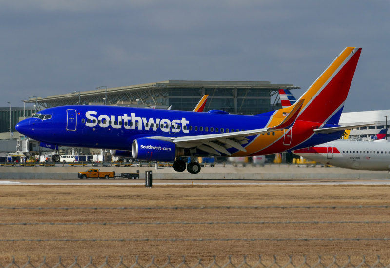 Photo of N7851A - Southwest Airlines Boeing 737-700 at AUS on AeroXplorer Aviation Database