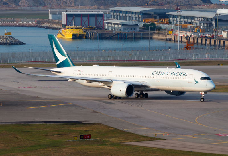 Photo of B-LRD - Cathay Pacific Airbus A350-900 at HKG on AeroXplorer Aviation Database