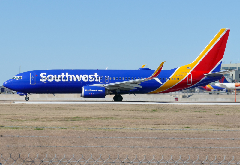 Photo of N8313F - Southwest Airlines  Boeing 737-800 at AUS on AeroXplorer Aviation Database