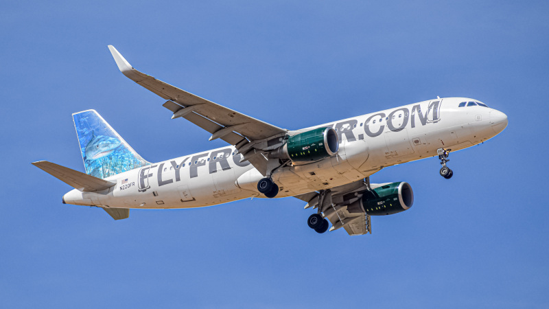 Photo of N220FR - Frontier Airlines Airbus A320 at DEN on AeroXplorer Aviation Database