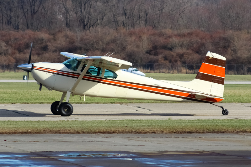 Photo of N2416C - PRIVATE  Cessna 180 at LUK on AeroXplorer Aviation Database