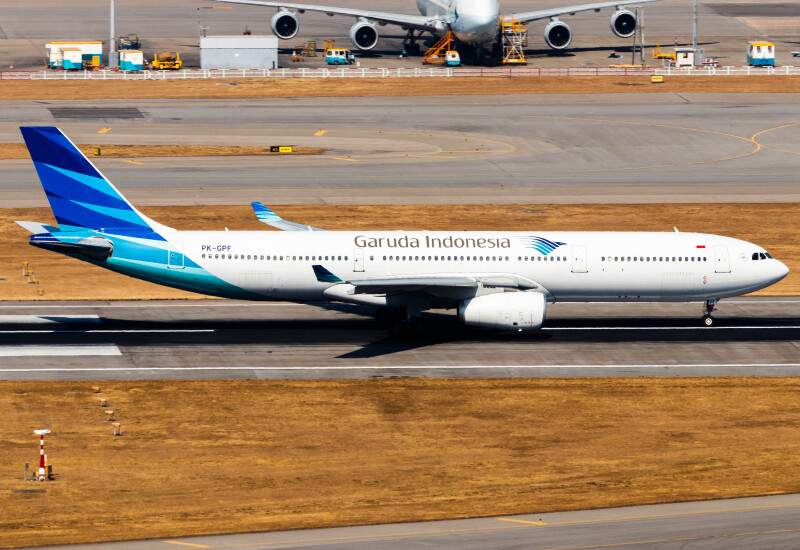 Photo of PK-GPF - Garuda Indonesia Airbus A330-300 at HKG on AeroXplorer Aviation Database