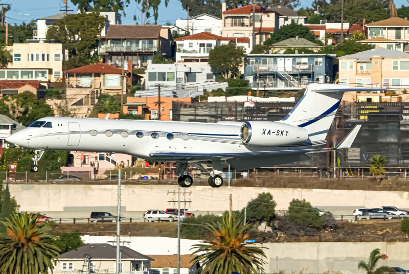 Photo of XA-SKY - PRIVATE Gulfstream G550 at SAN on AeroXplorer Aviation Database