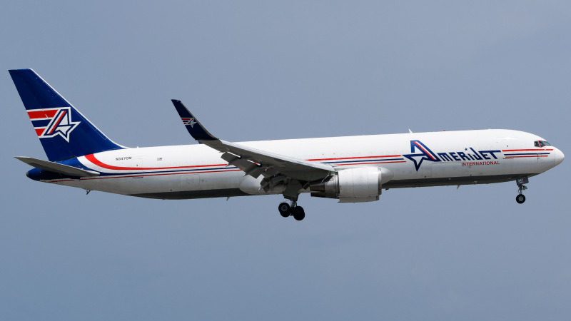 Photo of N347CM - Amerijet Boeing 767-300F at MCO on AeroXplorer Aviation Database