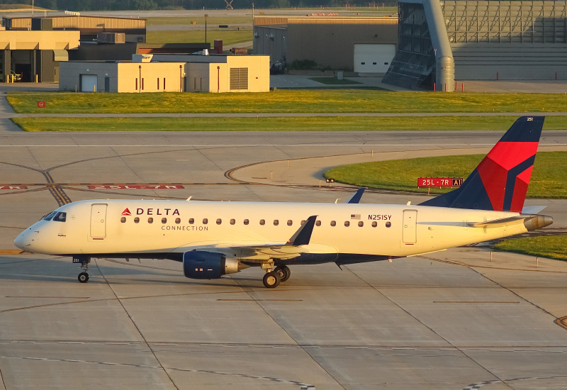 Photo of N251SY - Delta Connection Embraer E175 at MKE on AeroXplorer Aviation Database