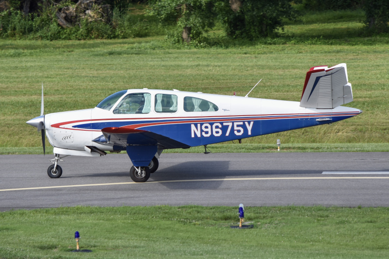 Photo of N9675Y - PRIVATE Beechcraft 35 Bonanza  at CGS on AeroXplorer Aviation Database