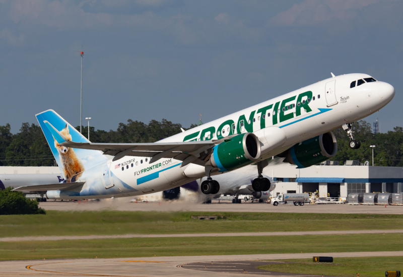 Photo of N329FR - Frontier Airlines Airbus A320NEO at TPA on AeroXplorer Aviation Database