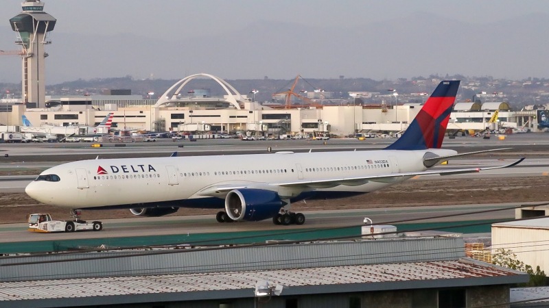Photo of N403DX - Delta Airlines Airbus A330-900 at LAX on AeroXplorer Aviation Database