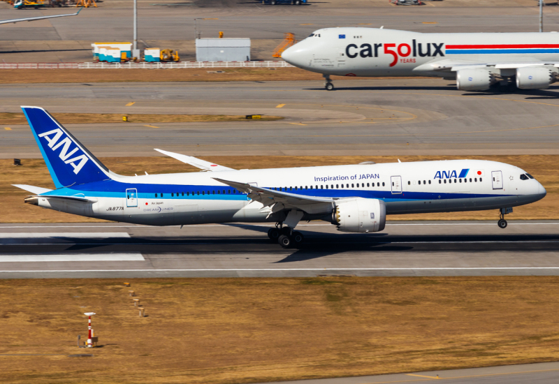 Photo of JA877A - All Nippon Airways Boeing 787-9 at HKG on AeroXplorer Aviation Database