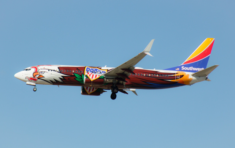 Photo of N8619F - Southwest Airlines Boeing 737-800 at KBOI on AeroXplorer Aviation Database