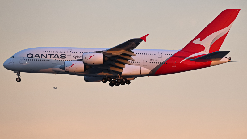 Photo of VH-OQG - Qantas Airways Airbus A380-800 at LAX on AeroXplorer Aviation Database