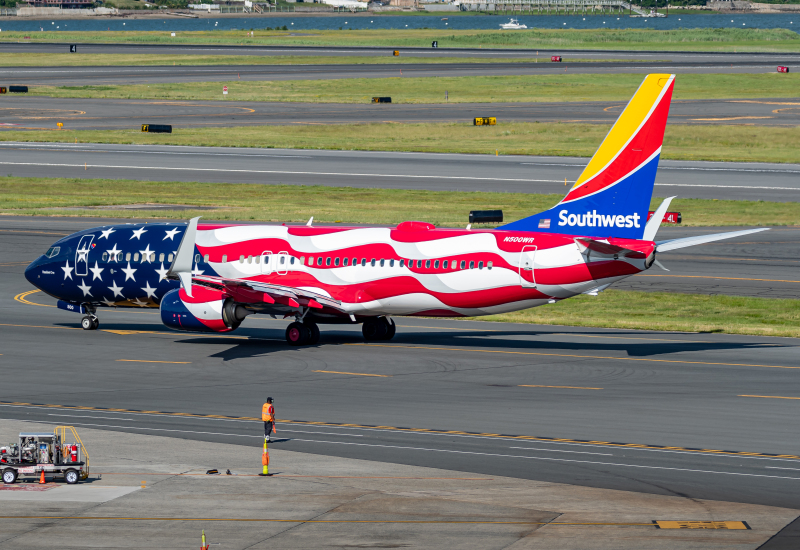 Photo of N500WR - Southwest Airlines Boeing 737-800 at BOS on AeroXplorer Aviation Database