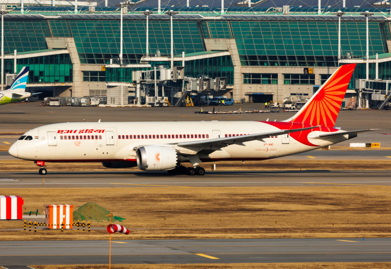 Photo of VT-AND - Air India Boeing 787-8 at icn on AeroXplorer Aviation Database