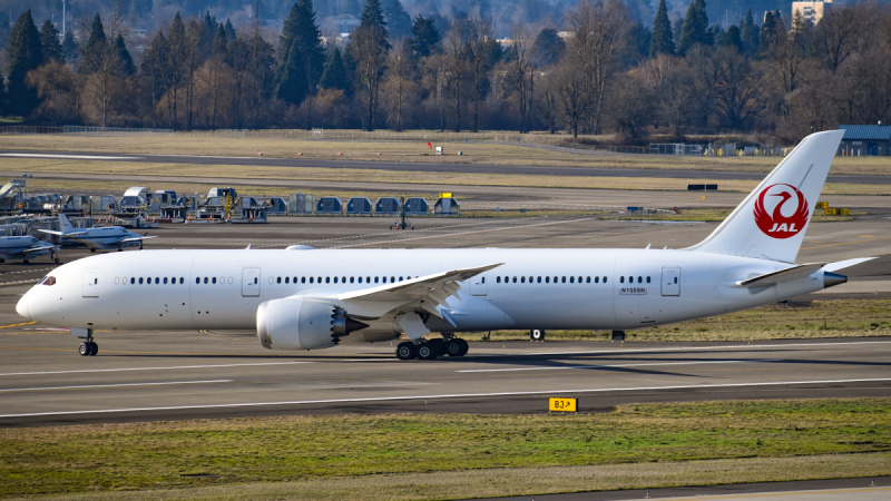 Photo of N1009N - Japan Airlines Boeing 787-9 at PDX on AeroXplorer Aviation Database