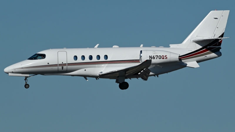 Photo of N670QS - NetJets Cessna Citation Latitude at LAX on AeroXplorer Aviation Database