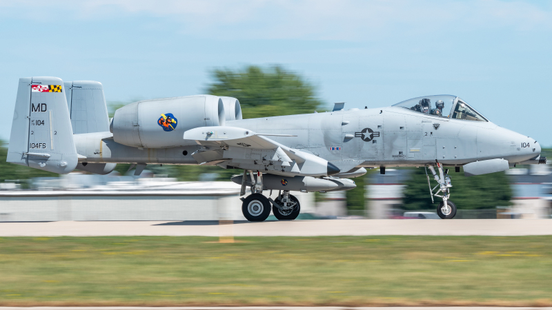 Photo of 79-0104 - USAF - United States Air Force Fairchild A-10 Thunderbolt at OSH on AeroXplorer Aviation Database