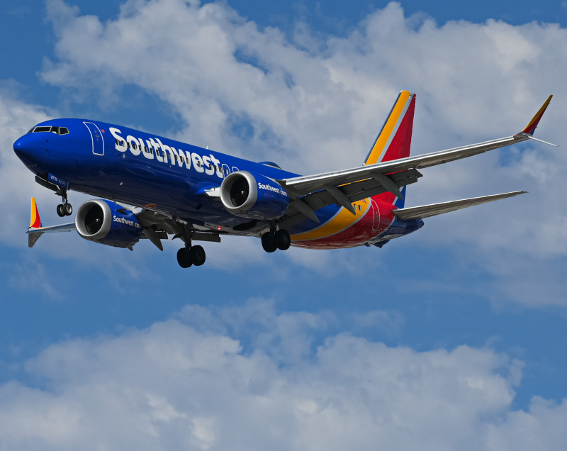 Photo of N877OQ - Southwest Airlines Boeing 737 MAX 8 at SAN on AeroXplorer Aviation Database