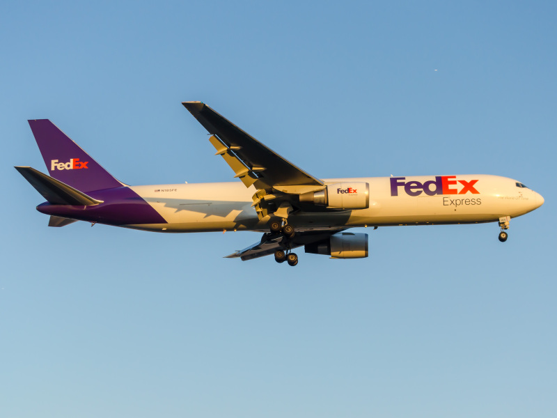 Photo of N185FE - FedEx Boeing 767-300F at EWR on AeroXplorer Aviation Database