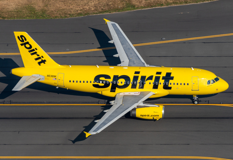 Photo of N536NK - Spirit Airlines Airbus A319 at BOS on AeroXplorer Aviation Database