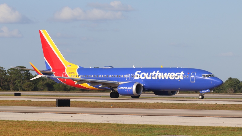 Photo of N8726H - Southwest Airlines Boeing 737 MAX 8 at MCO on AeroXplorer Aviation Database