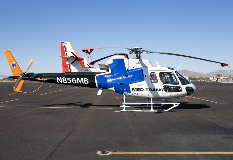 Photo of N856MB - Med Trans Airbus H125 at MSC on AeroXplorer Aviation Database