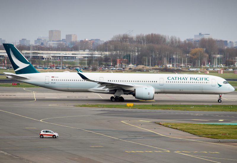 Photo of B-LXE - Cathay Pacific  Airbus A350-1000 at AMS on AeroXplorer Aviation Database