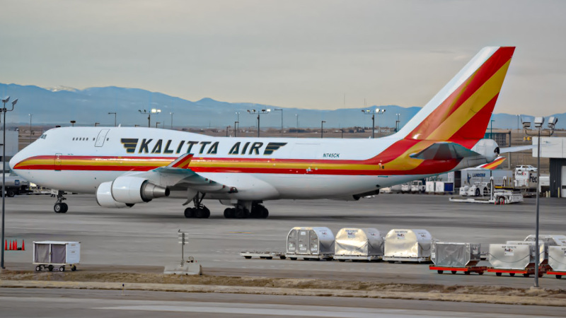 Photo of N745CK - Kalitta Air Boeing 747-400F at DEN on AeroXplorer Aviation Database