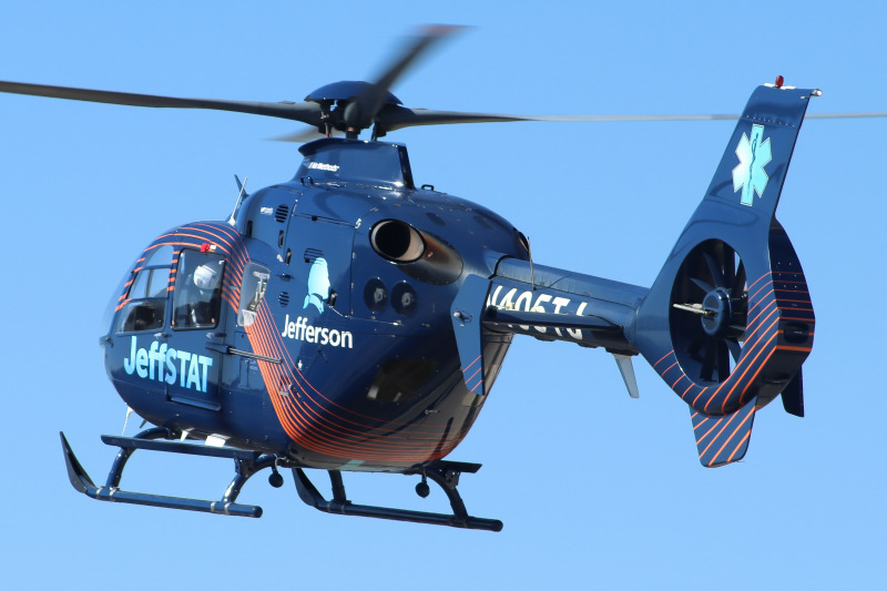 Photo of N405TJ - JeffSTAT  Eurocopter EC135 at THV on AeroXplorer Aviation Database