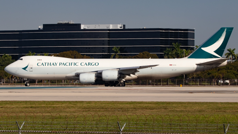 Photo of B-LJF - Cathay Pacific Cargo Boeing 747-8F at Mia  on AeroXplorer Aviation Database