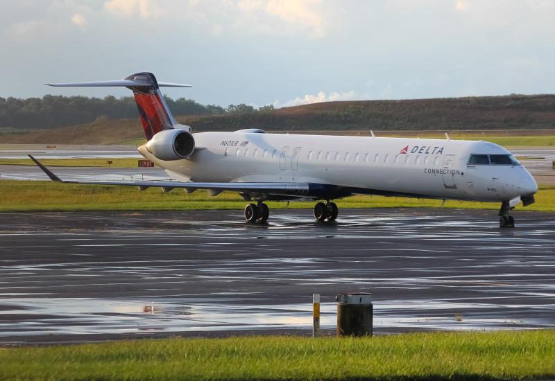 Photo of N601LR - Delta Connection Mitsubishi CRJ-900 at CVG on AeroXplorer Aviation Database