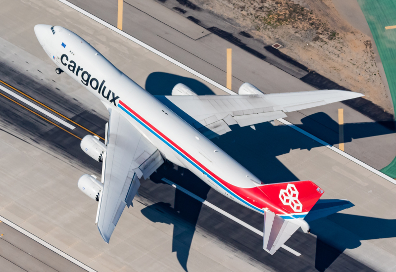 Photo of LX-VCN - CargoLux Boeing 747-8f at LAX on AeroXplorer Aviation Database