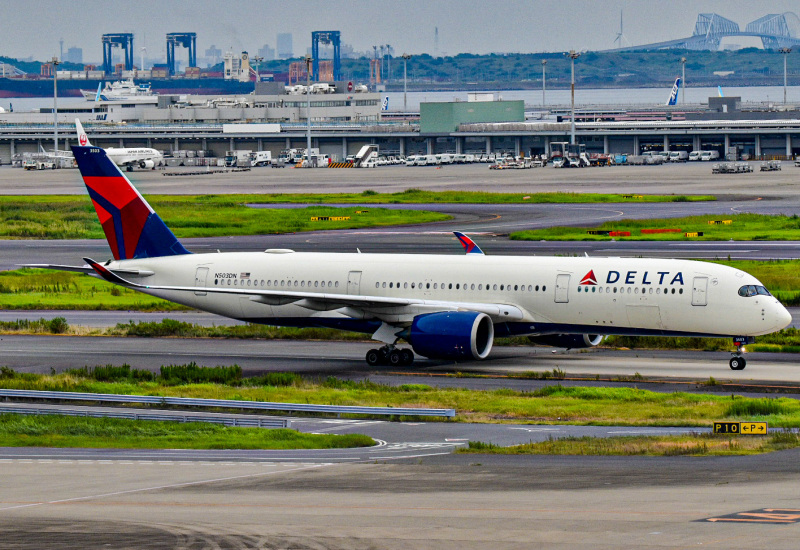 Photo of N503DN - Delta Airlines Airbus A350-900 at HND on AeroXplorer Aviation Database
