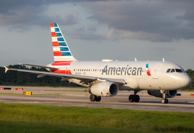Photo of N813AW - American Airlines Airbus A319 at MCO on AeroXplorer Aviation Database