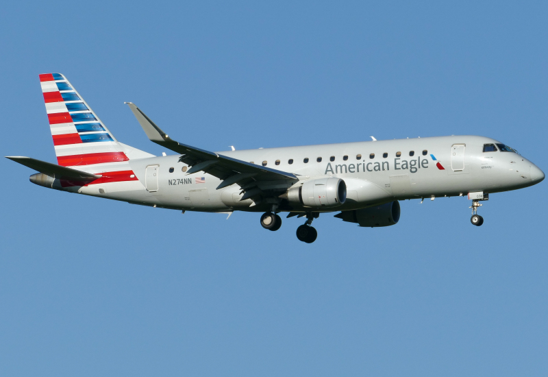 Photo of N274NN - American Eagle Embraer E175 at AUS on AeroXplorer Aviation Database