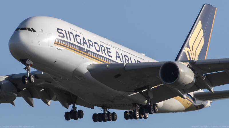 Photo of 9V-SKT - Singapore Airlines Airbus A380-800 at SIN on AeroXplorer Aviation Database