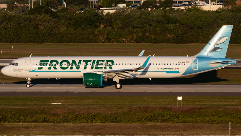 Photo of N614FR - Frontier Airlines Airbus A321NEO at TPA  on AeroXplorer Aviation Database