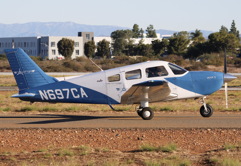 Photo of N697CA - Coast Flight Training Piper 28 Archer at MYF on AeroXplorer Aviation Database