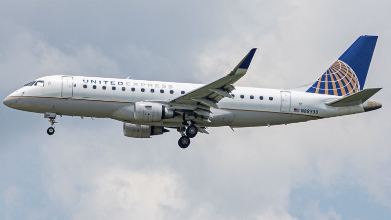Photo of N88330 - United Express Embraer E175 at IAH on AeroXplorer Aviation Database