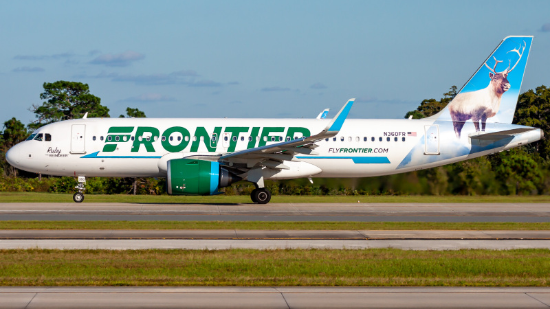 Photo of N360FR - Frontier Airlines Airbus A320NEO at MCO on AeroXplorer Aviation Database