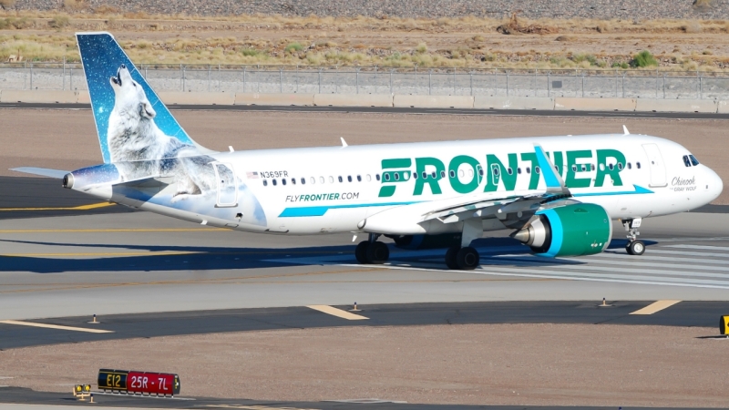 Photo of N369FR - Frontier Airlines Airbus A320NEO at PHX on AeroXplorer Aviation Database