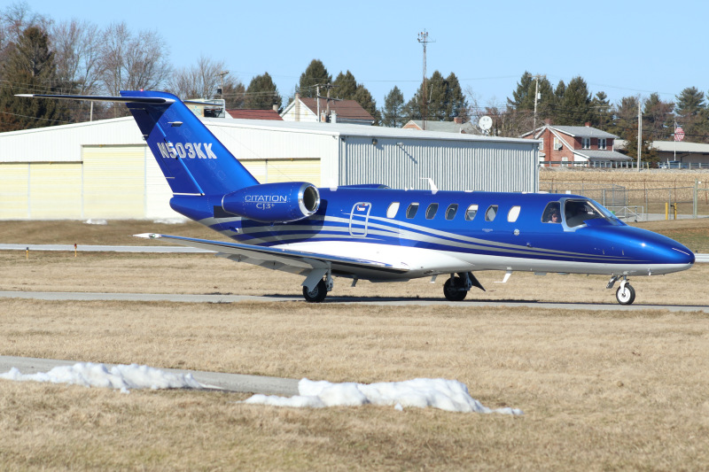Photo of N503KK - B A D Aviation Cessna Citation CJ3 at THV on AeroXplorer Aviation Database
