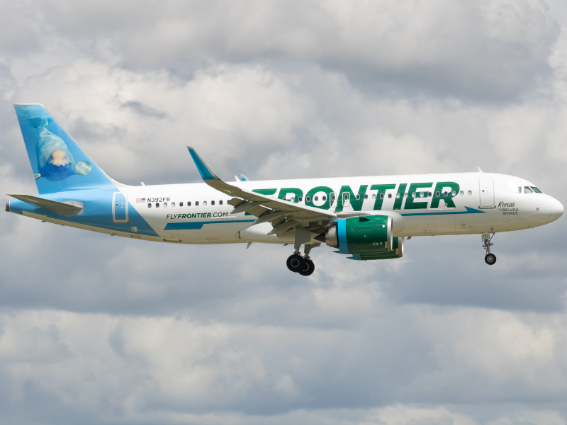 Photo of N392FR - Frontier Airlines Airbus A320NEO at MCO on AeroXplorer Aviation Database