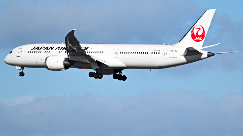 Photo of JA876J - Japan Airlines Boeing 787-9 at LAX on AeroXplorer Aviation Database