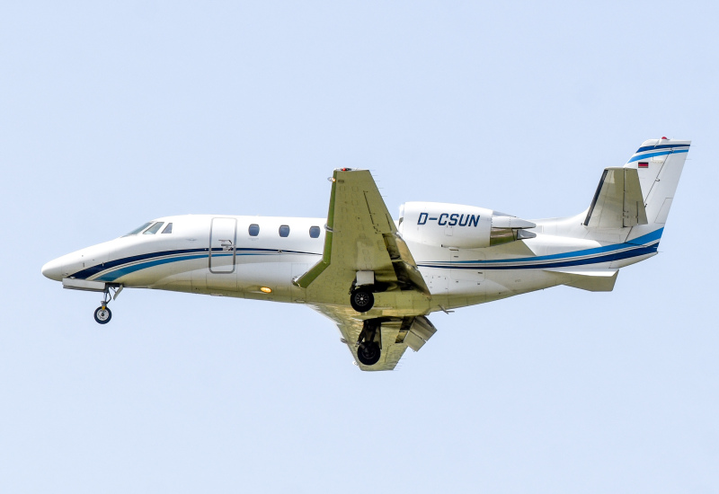 Photo of D-CSUN - Air Hamburg Cessna Citation 560XL Excel at TLV on AeroXplorer Aviation Database