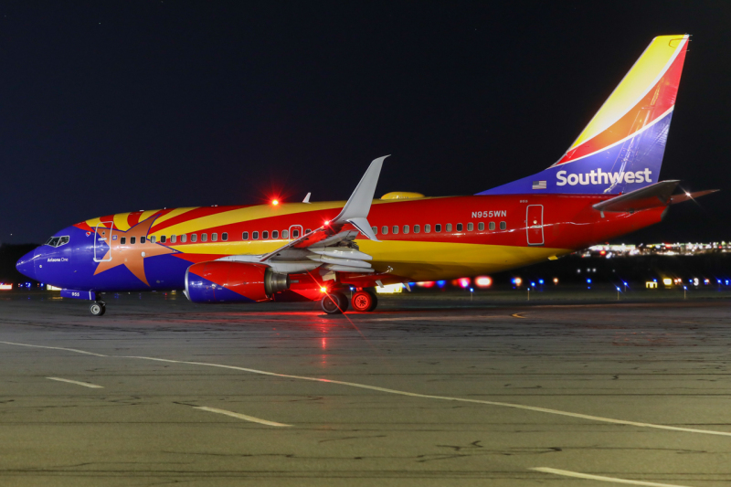 Photo of N955WN - Southwest Airlines Boeing 737-700 at AVP on AeroXplorer Aviation Database