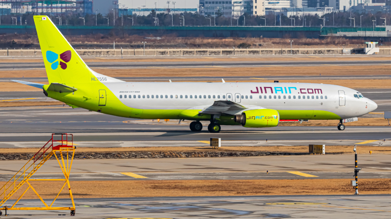Photo of HL7556 - Jin Air Boeing 737-86N at ICN on AeroXplorer Aviation Database