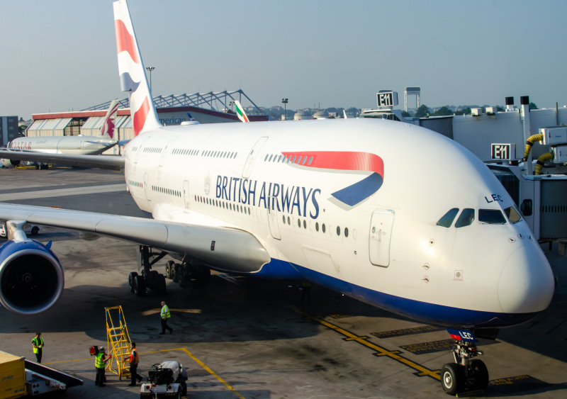 Photo of G-XLEC - British Airways Airbus A380-800 at BOS on AeroXplorer Aviation Database