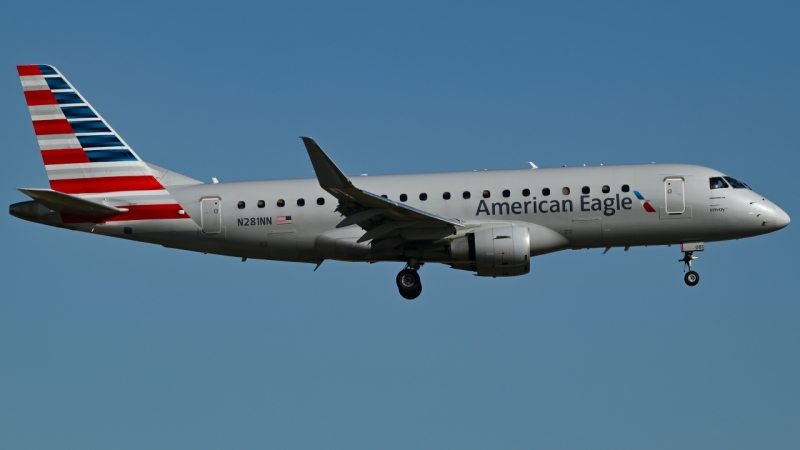 Photo of N281NN - American Eagle Embraer E175 at KDFW on AeroXplorer Aviation Database