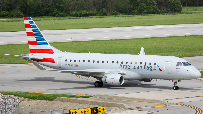 Photo of N238NN - American Eagle Embraer E175LR at CMH on AeroXplorer Aviation Database