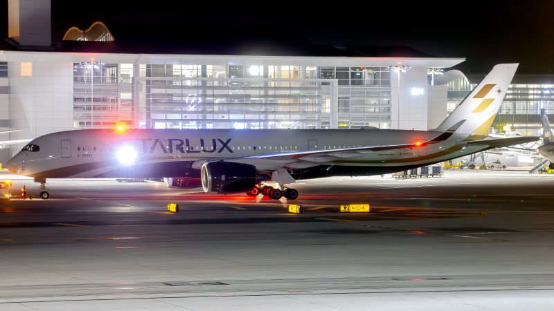 Photo of B-58503 - Starlux Airlines Airbus A350-900 at LAX on AeroXplorer Aviation Database